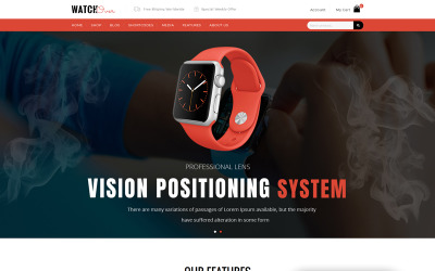 "WatchOver - Woocommerce single product template" - адаптивний WooCommerce шаблон №67805