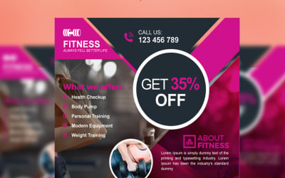 Fitness Flyer - - Corporate Identity Template