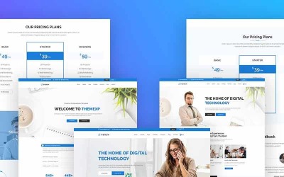 Plantilla PSD "Themexp - Corporate" #67914