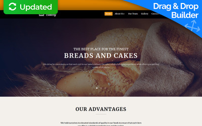 Bakery Company Moto CMS 3 Template