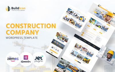 BuildIcon - тема WordPress для строительной компании