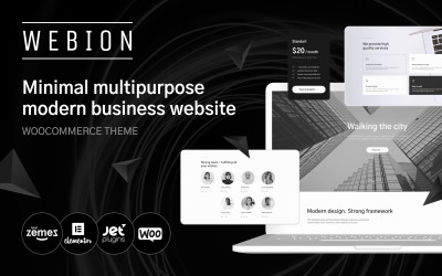 Webion - Minimal Elementor Çok Amaçlı WordPress Teması