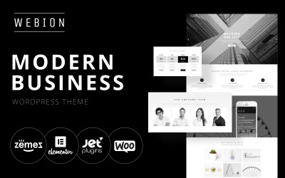 Webion — многоцелевая тема WordPress с минимальным набором элементов