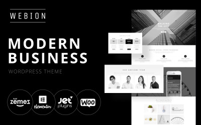 Webion - Tema WordPress Mínimo Elementor Multiuso