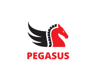 Modello di logo di Pegasus