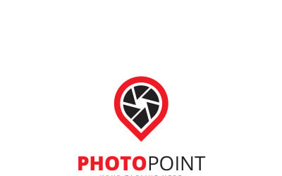 Modelo de logotipo do Photo Point