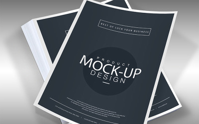 A4 Template Flyer - product mockup