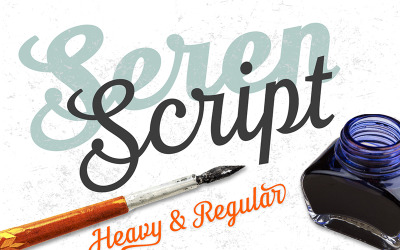 "Seren Script -" 字体 #68276