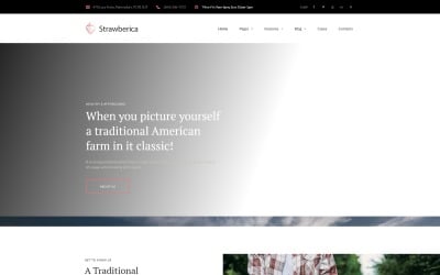 Strawberica - Vegan Farm Responsive WordPress Theme