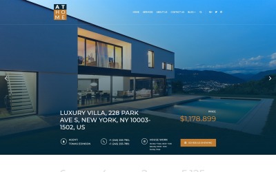 At Home - Real Estate Elementor WordPress Theme
