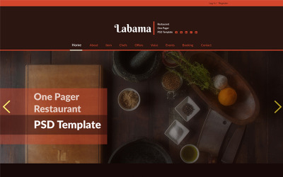 Labama PSD Template
