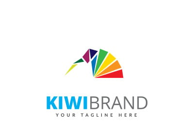 Marka kiwi - szablon logo