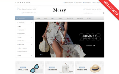 Messy - Tema de WooCommerce para tienda de moda multipropósito