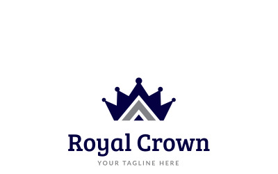 Modelo de logotipo da Royal Crown