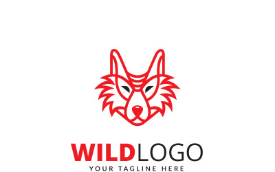 Modelo de logotipo selvagem