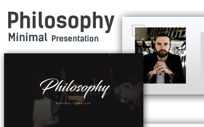 Philosophie - Minimale PowerPoint-Vorlage