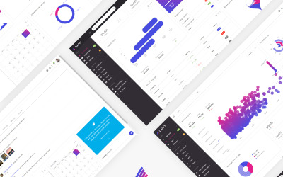 Reszponzív Daffy - Multipurpose Bootstrap + UI Kit Admin sablon 68384