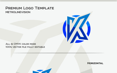 Szablon Logo litery K.