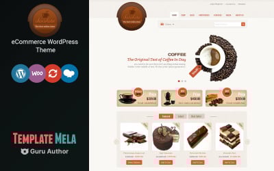 Chocolate - Cake and Coffee WooCommerce Theme