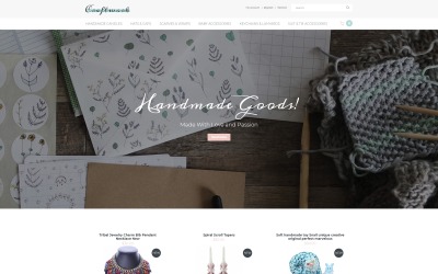 Craftwork - Sofistike El Yapımı Mücevher Online Mağazası OpenCart Şablonu
