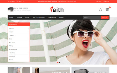 Faith - Fashion Accessories Store OpenCart Template