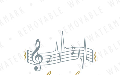 Heartbeat Music Logo Template
