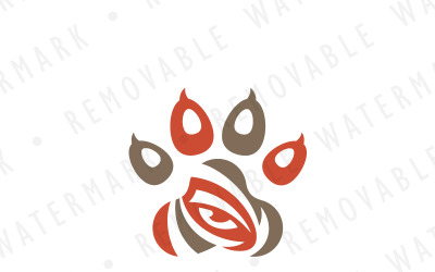 Plantilla de logotipo de Ojo interno de la bestia