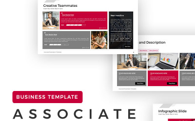 Асоційований шаблон презентації PowerPoint