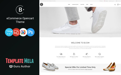 B.Com - Шаблон OpenCart для обуви