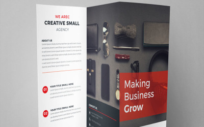 CAgency-Orporate Trifold Brochure - Corporate Identity Template