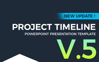 Часова шкала проекту v5 – шаблон PowerPoint