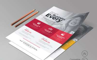 Every Business Minimal Flyer - Corporate Identity Template