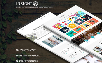 INSIGHT - Multipurpose Responsive Tema WordPress №68557