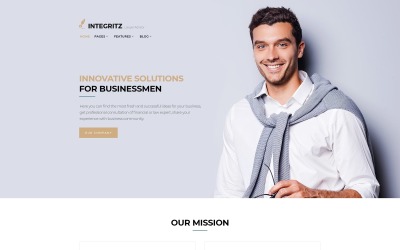 Integritz - motyw WordPress Elementor dla responsywnej firmy prawniczej