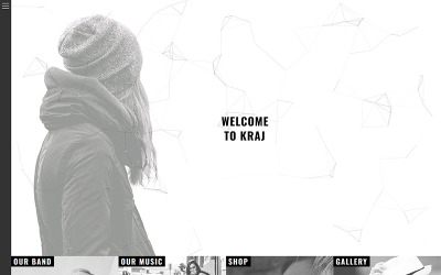 Kraj - Thème WordPress pour groupe de musique