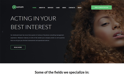 Quorum - Zakelijk WordPress Elementor-thema
