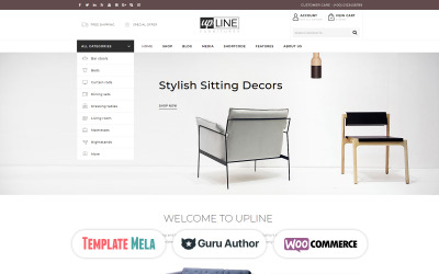 UpLine - motyw WooCommerce w sklepie internetowym z meblami