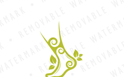 Ayak ve Ayak Bileği Kurtarma Logo Şablonu