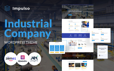 Impulso - Industrial Company WordPress Elementor-thema