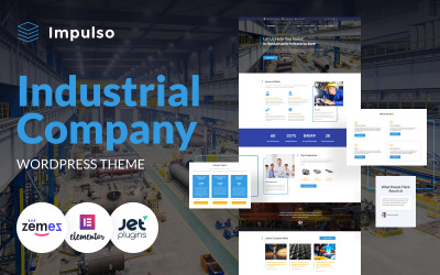 Impulso - Тема WordPress Elementor для промышленной компании