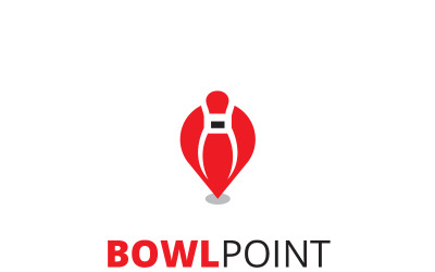 Plantilla de logotipo de Bowl Point