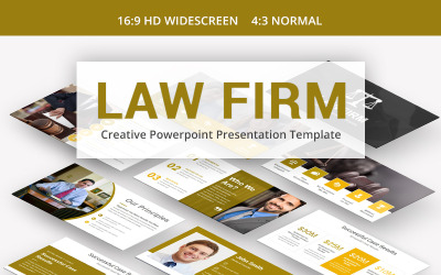 PowerPoint Vorlage namens "Law Firm" #68684