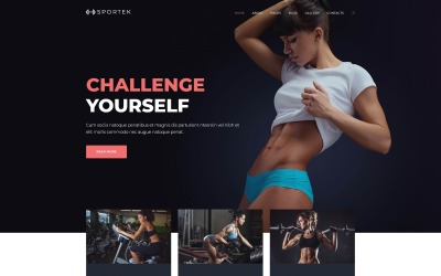 Sportek - Gym responsieve creatieve Joomla-sjabloon