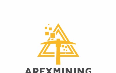 Apex Mining Crypto Logo Logo Template
