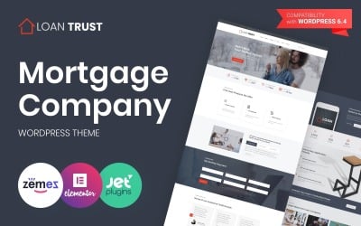 Loan Trust - Thème WordPress Elementor pour les sociétés hypothécaires
