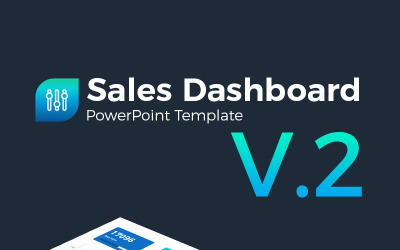 Modèle PowerPoint de présentation du tableau de bord des ventes