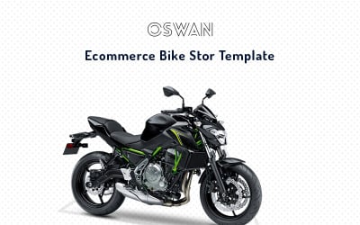 Oswan - e-Ticaret Bisiklet Mağazası Web Sitesi Şablonu