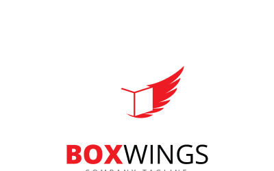 Box Wings - Logo šablona