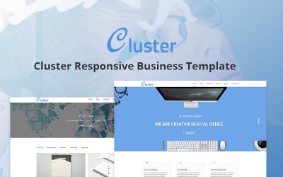 Cluster - mall för företagswebbplats