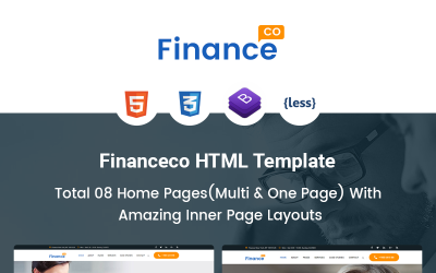 Financeco - Finance Corporate &amp;amp; Consulting Website Template